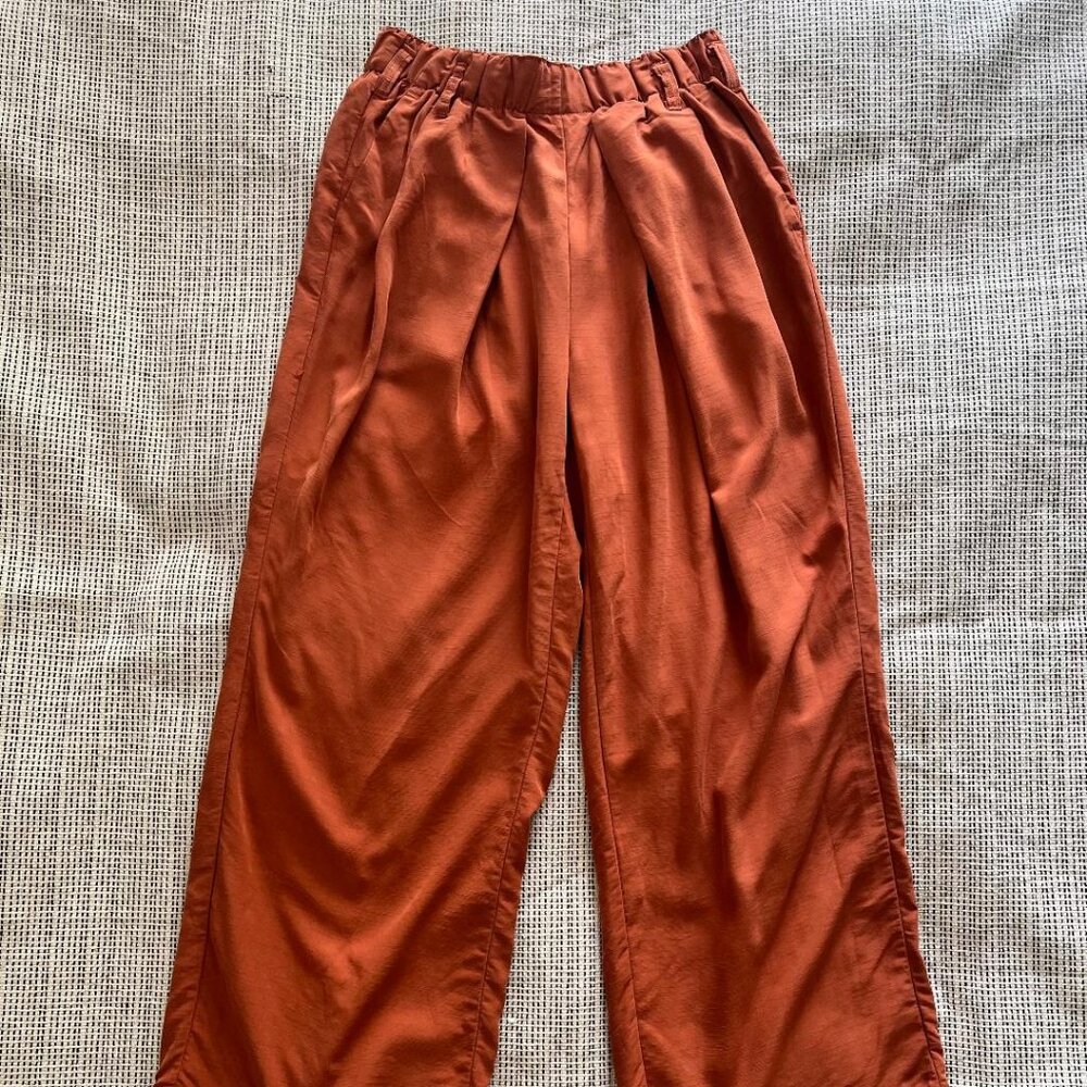 Free People Relaxed Summer Pants - Size XS - Terracotta / Rust